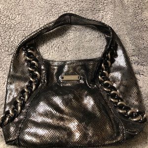 Michael Kors python hobo bag